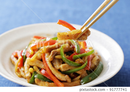 胡椒牛排用胡椒、胡椒和豬肉 91777741