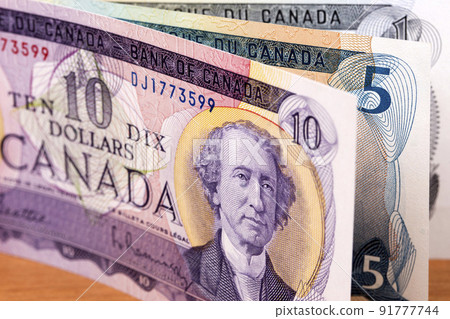 Canadian Dollars, a background Canadian Dollars, a background 91777744