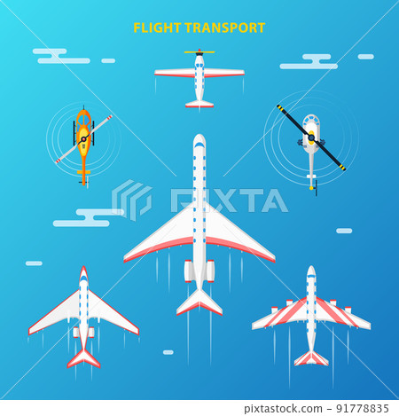 Air Transport Airport Elements Set Air Transport Airport Elements Set 91778835