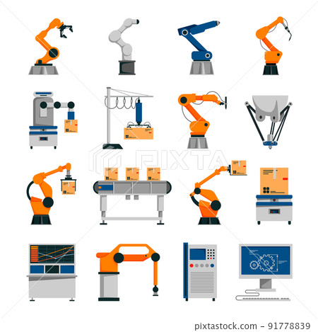 Automation Icons Set Automation Icons Set 91778839