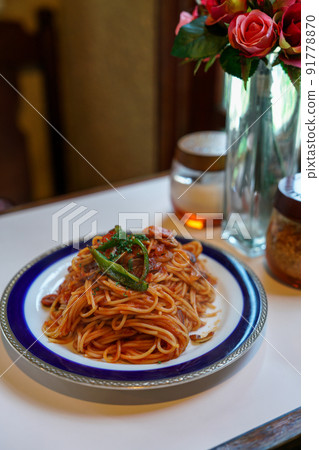Coffee shop Napolitan spaghetti Coffee shop Napolitan spaghetti 91778870