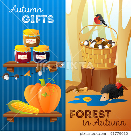 Autumn Vertical Banners 91779010