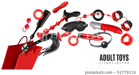 Adult Toys Vector Illustration Adult Toys Vector Illustration 91779119