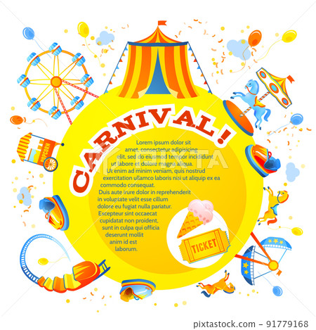 Amusement park design 91779168