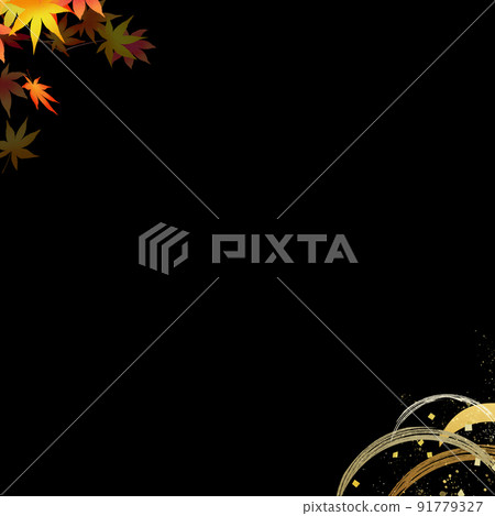 日本秋季背景 91779327