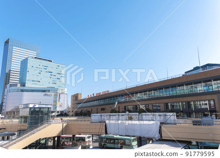 早上的仙台站西口 91779595