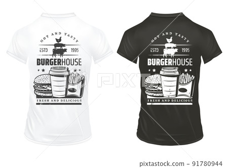 Vintage Fast Food Prints Template Vintage Fast Food Prints Template 91780944