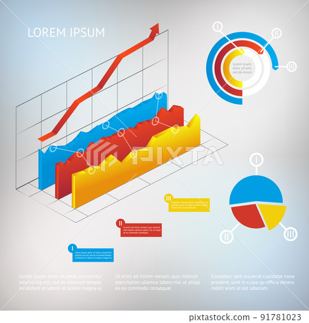 vector graph infographic element vector graph infographic element 91781023