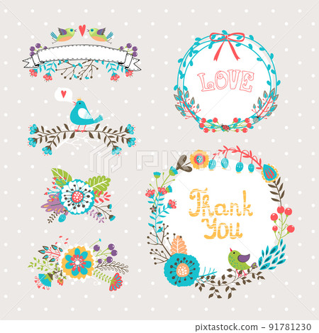hand drawn wreaths hand drawn wreaths 91781230