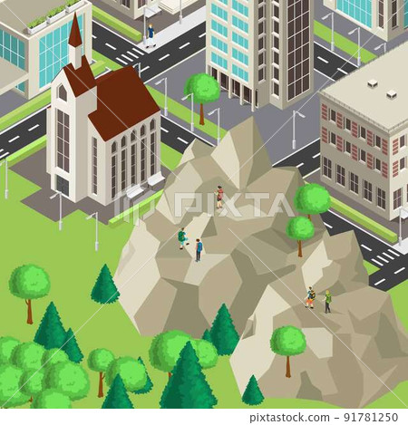 Active Adventure Isometric Concept Active Adventure Isometric Concept 91781250
