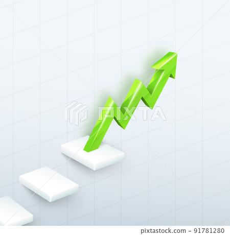 Arrow Graph with steps up Arrow Graph with steps up 91781280