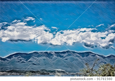 滋賀縣的山脈 91781560