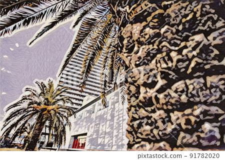 Palm tree Palm tree 91782020