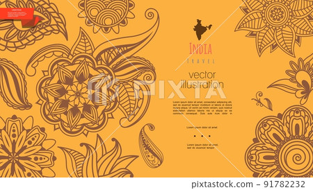 Vintage Indian Ethnic Template 91782232