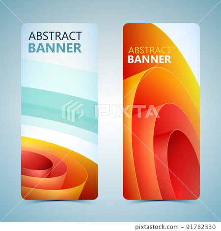 Abstract Vertical Banners Abstract Vertical Banners 91782330
