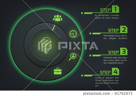 Abstract Web Infographic Concept Abstract Web Infographic Concept 91782671