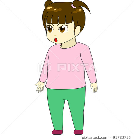 赤壁人物插畫(女,側身) 赤壁人物插畫(女,側身) 91783735