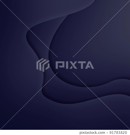 Paper cut wave dark Paper cut wave dark 91783820