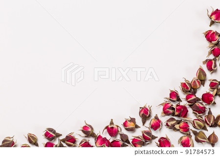 設計背景的干花玫瑰花蕾 91784573