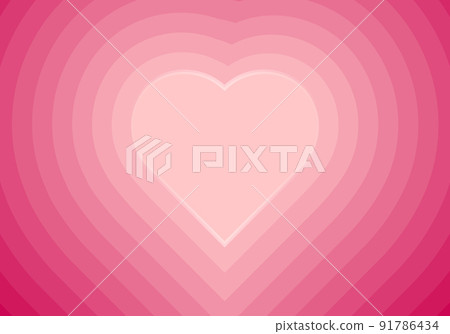 Concentric hearts pink gradient background Concentric hearts pink gradient background 91786434