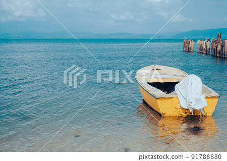 View Albanian beach Cape of rodon peaceful view View Albanian beach Cape of rodon peaceful view 91788880