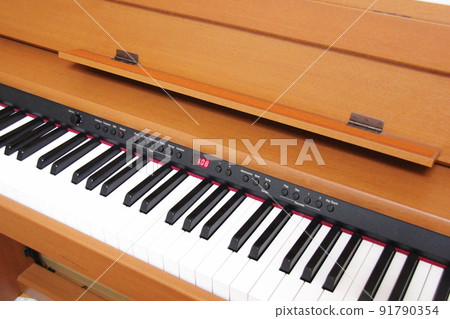 Fashionable wood grain, furniture-like electronic piano 91790354