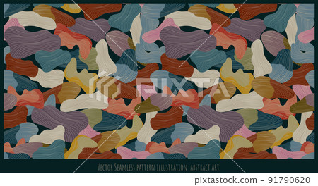 Seamless pattern illustration abstract art. Seamless pattern illustration abstract art. 91790620