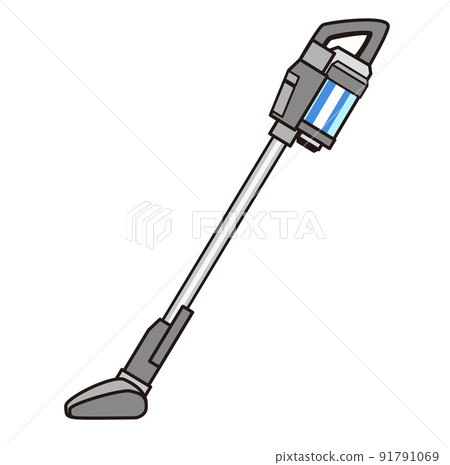 Illustration of stick vacuum cleaner 91791069