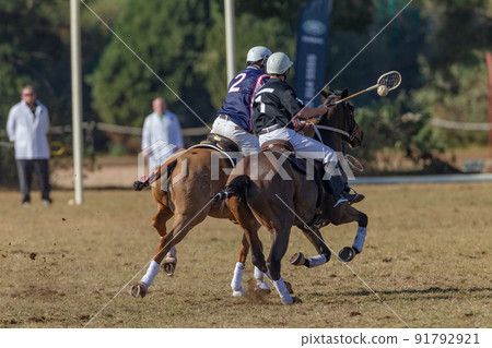 Polo-Cross Men Horses Game Action Polo-Cross Men Horses Game Action 91792921
