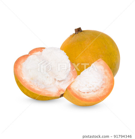 Santol fruit isolated on white background 91794346