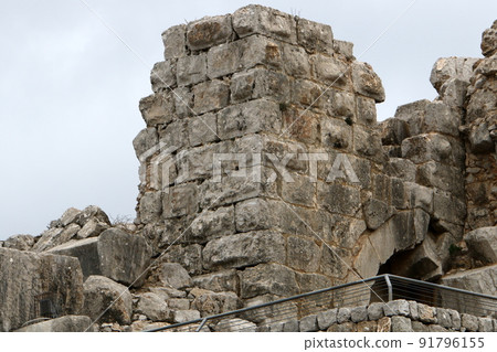 Nimrod Fortress, a medieval fortress located on the Golan Heights in northern Israel Nimrod Fortress, a medieval fortress located on the Golan Heights in northern Israel 91796155