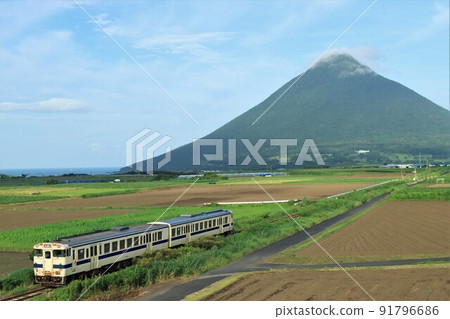 指宿卷崎線和開聞岳 91796686