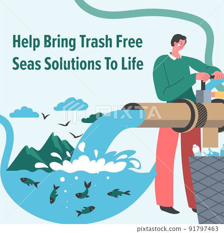 Help to bring trash free seas solution to life Help to bring trash free seas solution to life 91797463
