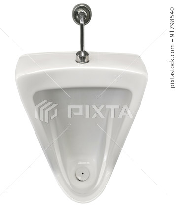 Urinal or chamber pot for men isolated on white background 91798540