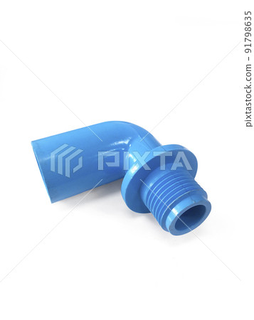 Plumbing pipes isolated on white background Plumbing pipes isolated on white background 91798635