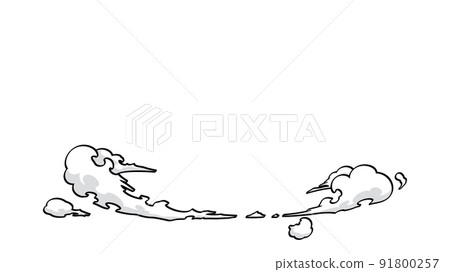 著陸煙霧插圖_效果風格_16：9 91800257