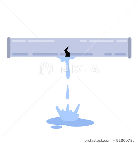 Leak in water pipe. Plumber service. Broken sewer and water supply. 91800783