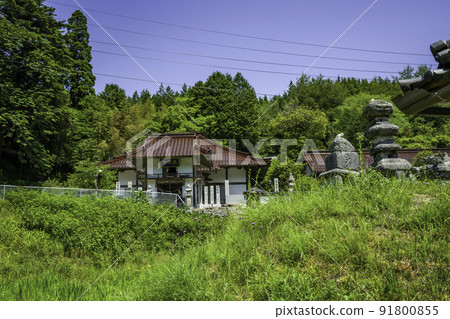 Saidoji Temple Bell Tower Gate Niimi City, Okayama Prefecture 91800855