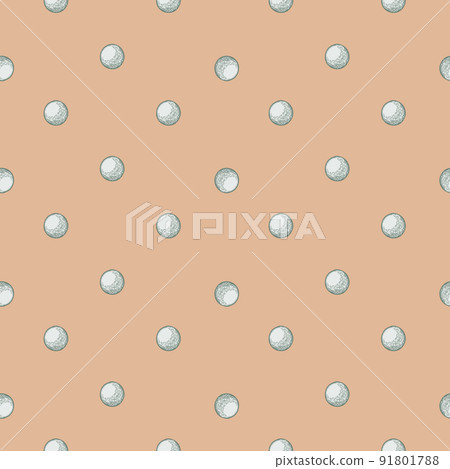 Ball engraved seamless pattern. Vintage sports elements for table tennis hand drawn style. 91801788