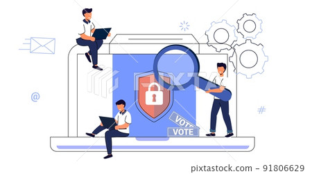 E-voting concept Survey vote online Election and voting Citizens choice duty E-voting concept Survey vote online Election and voting Citizens choice duty 91806629