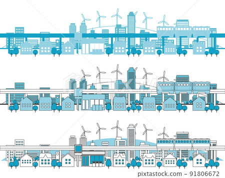 Skyscraper big city background material Skyscraper big city background material 91806672