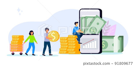 Investment and analysis money via mobile apps Investment and analysis money via mobile apps 91809677