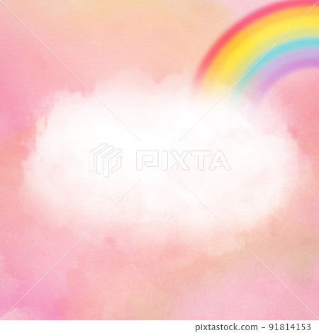 可愛的天空素材 91814153