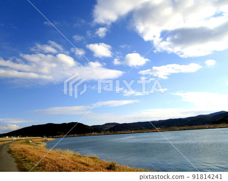 仙台川的風景(薩摩仙台市一級河流) 仙台川的風景(薩摩仙台市一級河流) 91814241