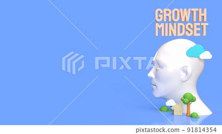 The head and wood text for growth mindset concept 3d rendering The head and wood text for growth mindset concept 3d rendering 91814354