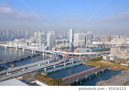 The streets of Odaiba The streets of Odaiba 91816133