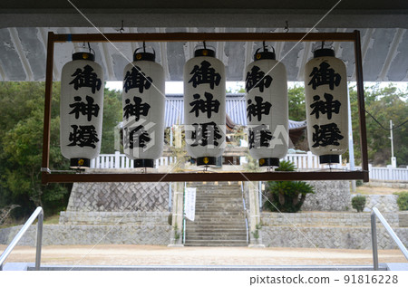 小豆島土莊八幡神社的御神3 91816228