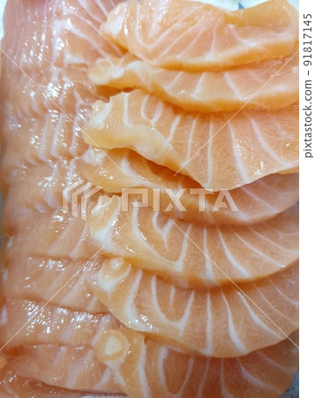 Japanese food sashimi salmon and sushi Japanese food sashimi salmon and sushi 91817145