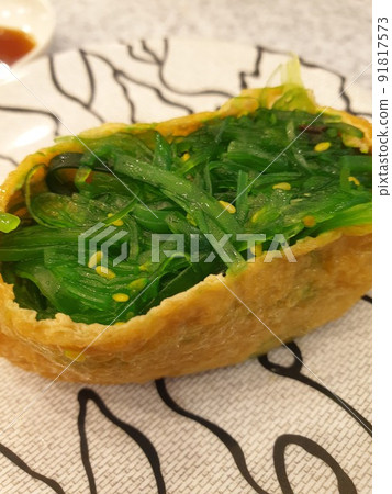 Japanese food in set different types of sushi Japanese food in set different types of sushi 91817573