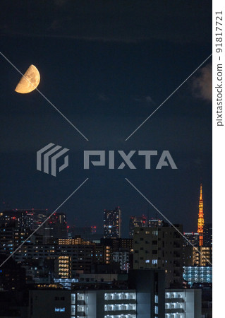 Moon Tokyo Tower Moon Tokyo Tower 91817721